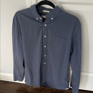 Hawker Rye blue button-down slim
